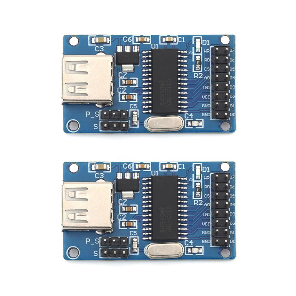 2Pcs Ch376s Usb Module Usb Disk Read/Write Module Usb Main Interface Module Usb Flash Drive Module Host Interface Module 4711129959952