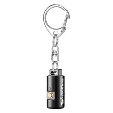 SMILING 6g Latarka na Breloczku 6 Trybów Stroboskopowych Sos USB Ładowanie Magnetyczne Ultra-Cienka Latarka Robocza