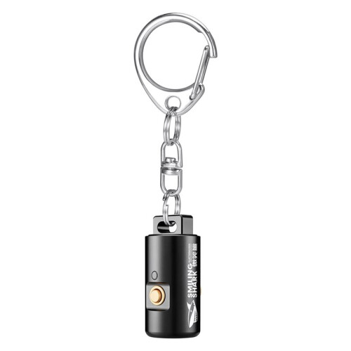 SMILING  6g  Flashlight Keychain 6-Mode Strobe Sos USB Magnetic Charging Ultra-Thin Flashlight Work Light