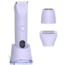 Épilateur Électrique pour Femmes - Tondeuse Maillot, Épilation des Favoris, Tondeuse à Poils des Lèvres, Tondeuse Intime - Rasoir Étanche