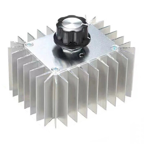 High-Power Electronic Voltage Regulator 5000W 220V with Shell SCR Regulator Temperature Regulation Dimming