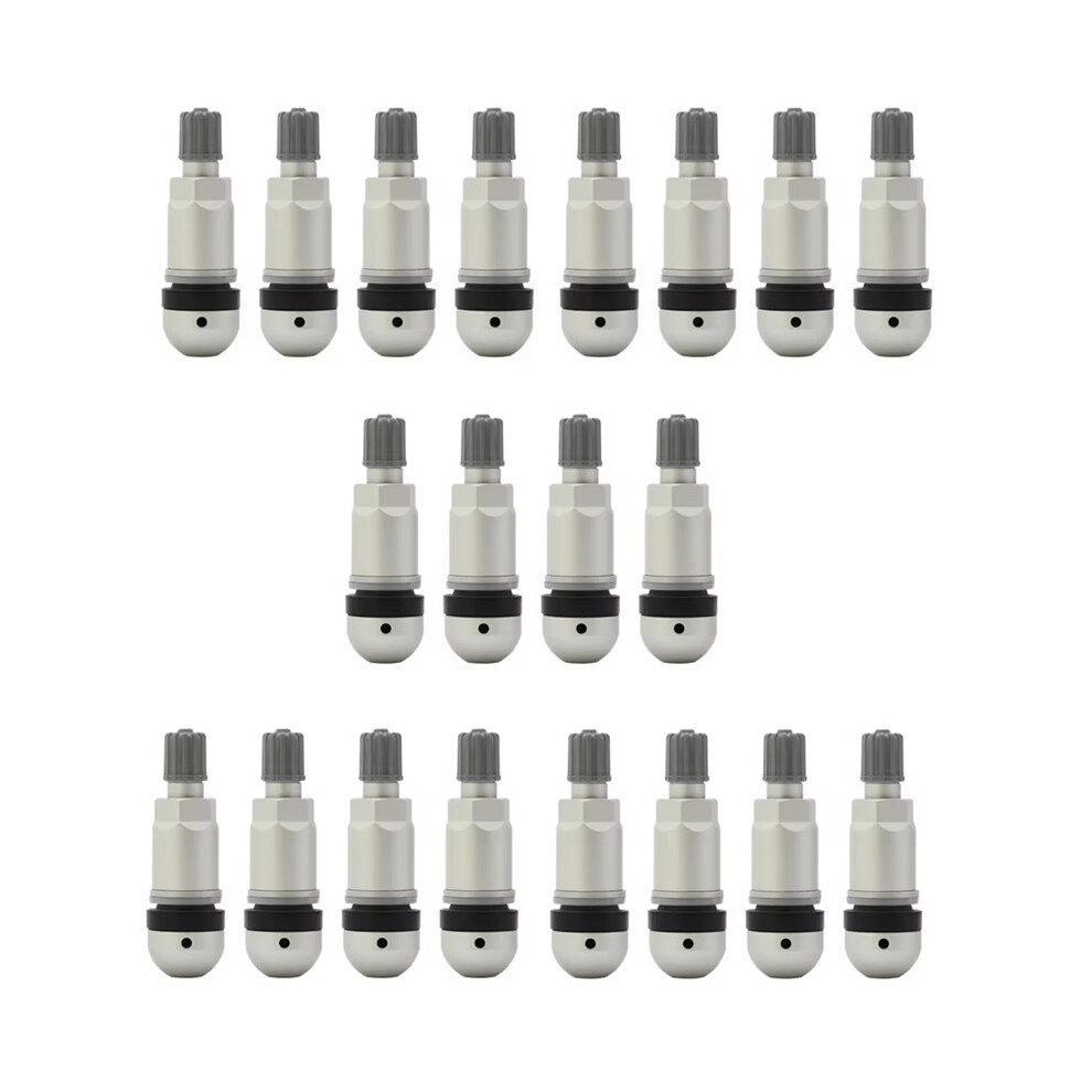 20Pcs Aluminum Tpms Valve Stems Universal Tubeless Valve Tire Pressure Monitor System Sensor For Repair Kit 6032427077550