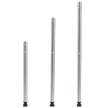 For IGT Stainless Steel Telescopic Camping Table Legs - Adjustable 3-Stage Design for Outdoor Use Short