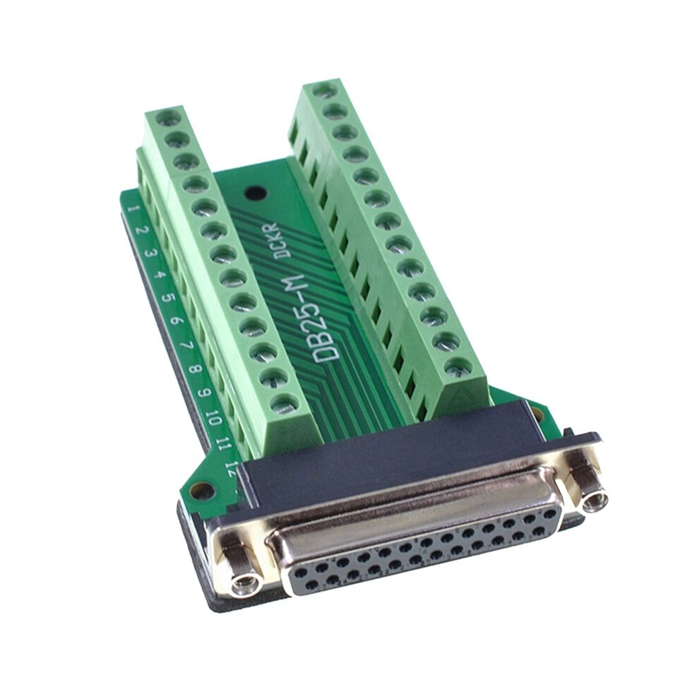Db25 Male / Female 25Pin Plug Breakout Pcb Board Terminal Connectors For Home Improvement Db25 Female Plug 6033566128592