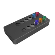 Mélangeur Magnétique Portable pour Encre de Tatouage, Agitateur Automatique Multipoint pour Pigments
