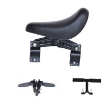 Front Mounted Bicycle Seats with Handlebars and Foot Pedals for Kids Children Bicycle Frame Quick Release