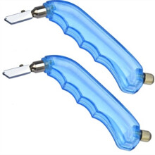 2 Pcs Grip Glass Knives, Thick Glass Knives, Practical Tools,Practical Tools for Personal Carving Use