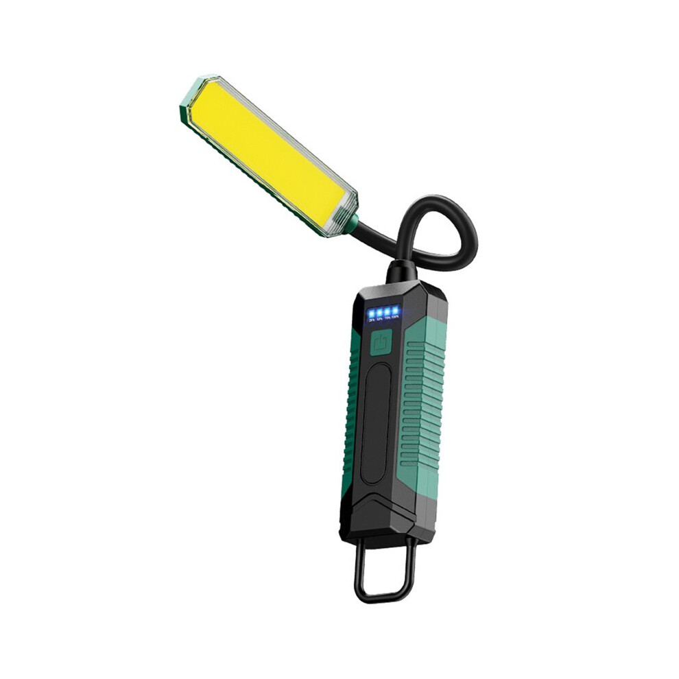 Magnetic Rechargeable Cob Led Inspection Lamp With Flashing Warning Auto Repair Maintenance Camping Lighting Red/Light 6032469424237