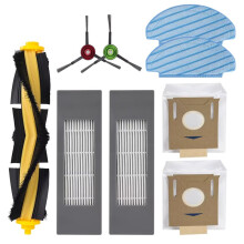 Suitable for Deebot OZMO T8/T8 Max/T8 AIVI/T9+/N8 Pro/N10Plus Vacuum Cleaner Accessories(Main and Side Brushes).