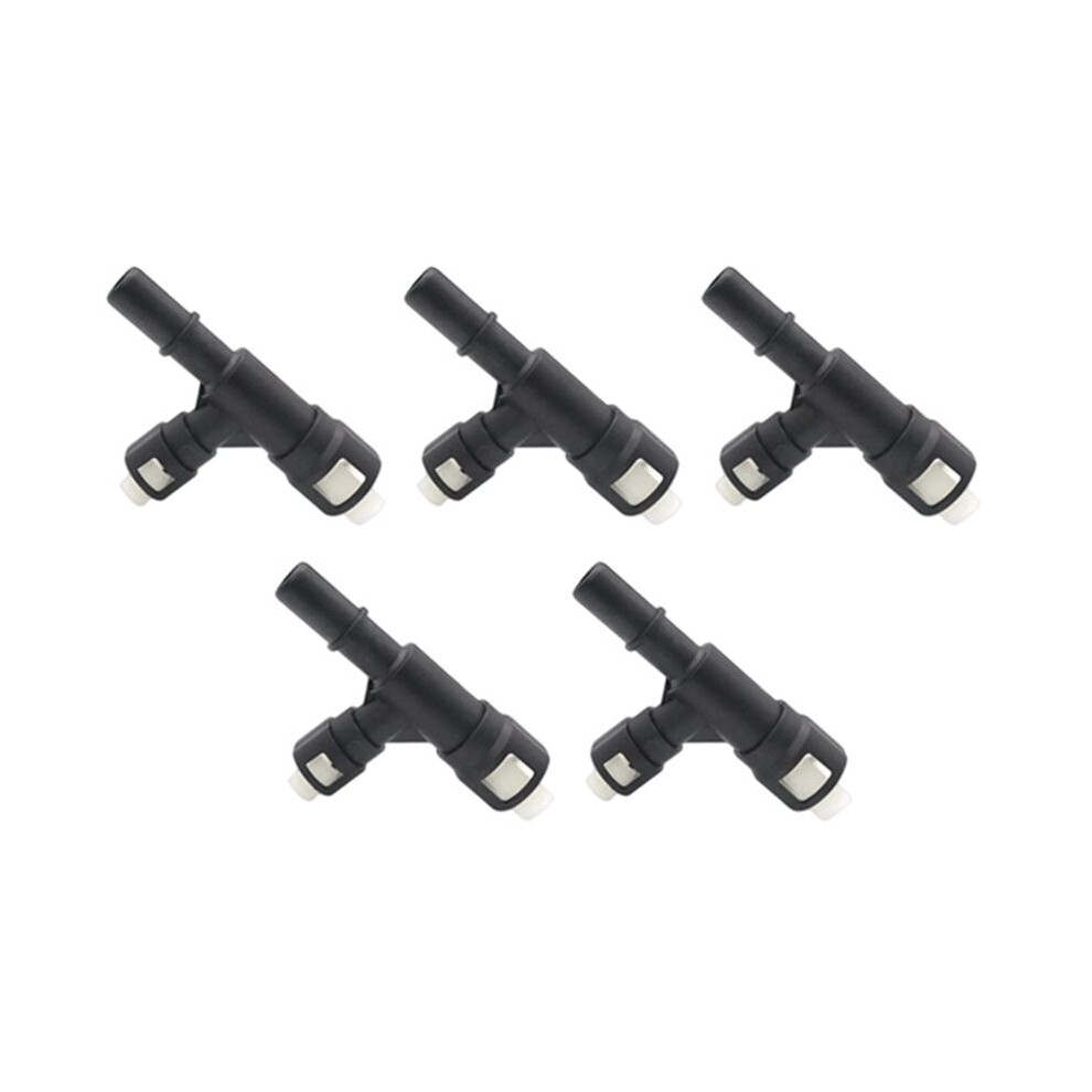 5Pcs Hvac Heater Hose Connector For Suburban Escalade Tahoe Yukon 02-14 15055342 15055343 Black 6031684851811