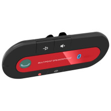 Kit Mains Libres pour Voiture, Fixation Pare-Soleil, Récepteur Audio Sans Fil, Haut-Parleur Mains Libres, Lecteur MP3 Stéréo Sans Fil