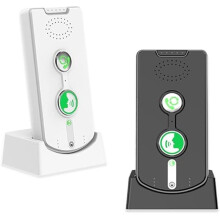 Interphone Sans Fil Bidirectionnel, Longue Portée, Étanche, pour Intérieur et Extérieur, Idéal pour la Maison