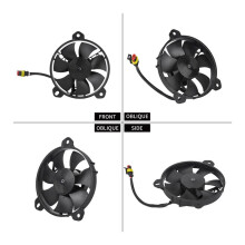 Motorcycle Radiator Fan Cooler Electric Fan for HyperMotard Street Fighter 821 848 850 936 1098 1100 2012-2017