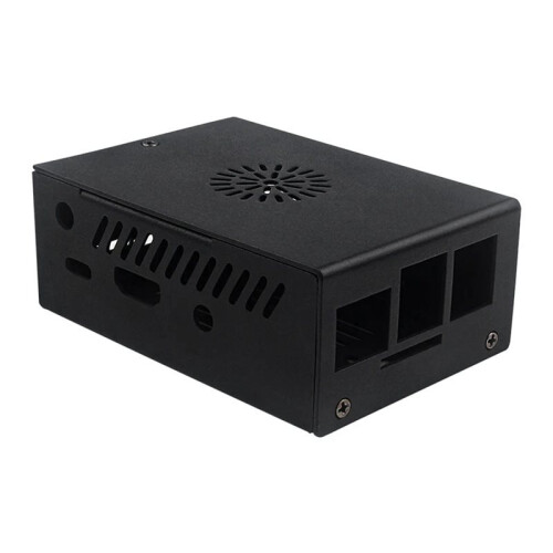 For Orange Pi 3B Metal Case with Cooling Fan Durable Protective Enclosure