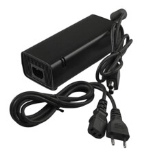 EU-Stecker-Ersatznetzteil 110-240 V AC-Adapter-Ladegerät mit Kabel für 360 Slim-Konsole