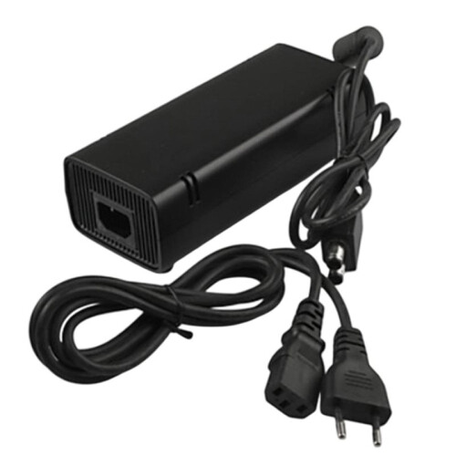 EU Plug Replacement Power Supply 110-240V AC Adapter Charger with Cable for  360 Slim Console 1