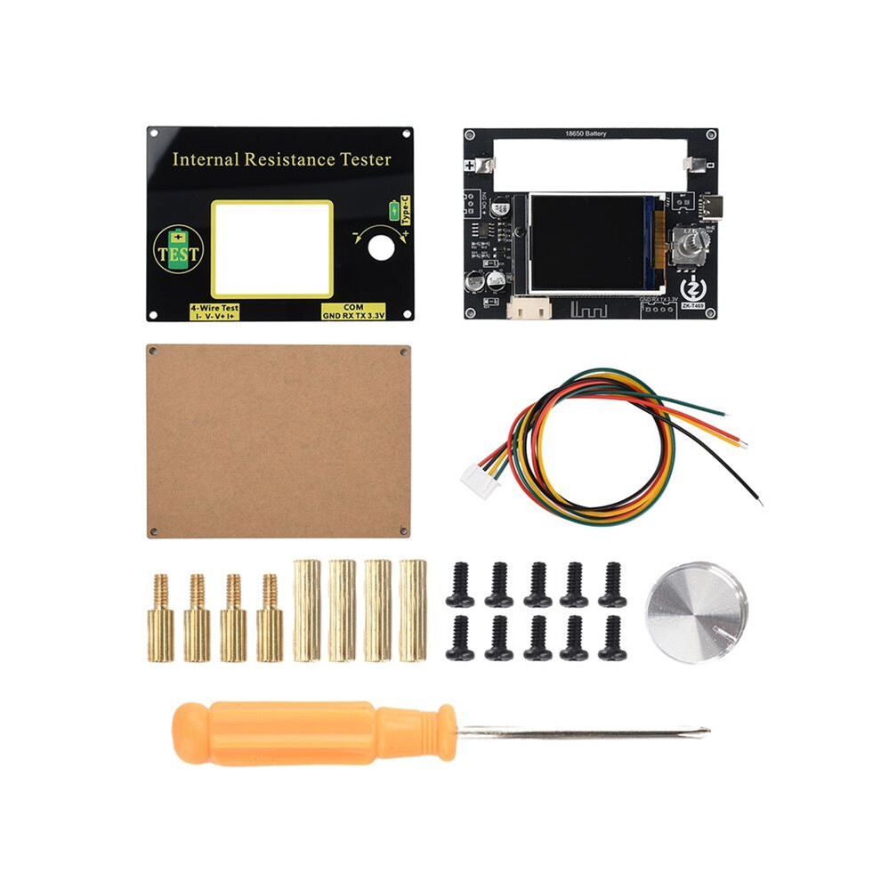 T469 5V Internal Resistance Tester,4-Wire 18650 Battery Voltage Meter,Resistance Detector For Lithium Battery Testing 6034004513482