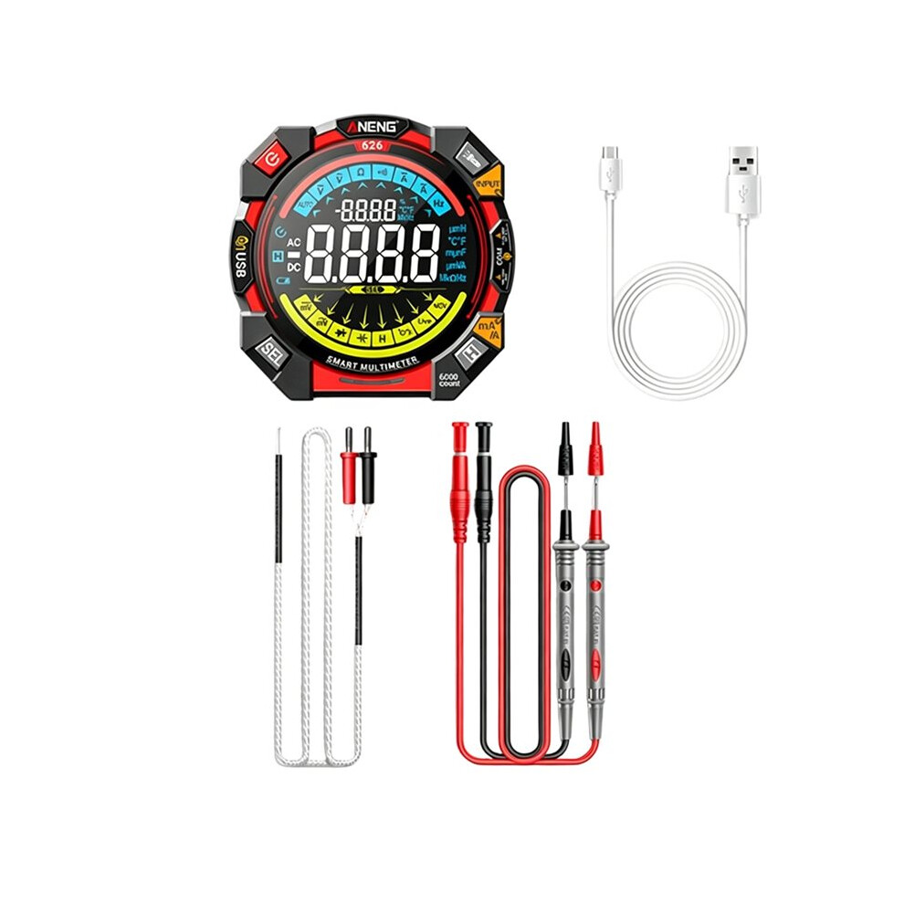Aneng 626 Multimeter 6000 Counts Digital Display Voltage Tester With Usb Charging 4711827252577