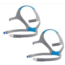 2Pcs for Airfit F20 CPAP Headgear for Men & Women -Adjustable Anti Leak Strap, CPAP Mask Headgear Straps with Clips