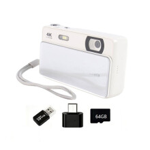 M15 4K HD Digitale Diacamera met 2,8 Inch IPS-Scherm, Autofocus, Vlogcamera, 16x Zoom, Videocamera en 64 GB Geheugen