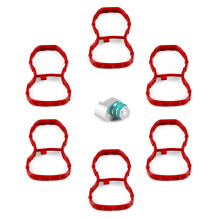 Automotive Intake Manifold Swirl Flap Blanking Plug + Gasket Set Kit for N57N N57Z 3.0d Removal Repair Kit