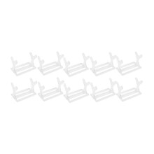 Lot de 10 Présentoirs Transparents pour Leurres de Pêche, Présentoirs en Acrylique pour Leurres de Pêche, Présentoir pour Moulinet de Pêche
