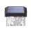2 Pack Solar Fence Lights Fairy Butterfly Pattern 3 White Modes IP65 Waterproof for Deck Pool Railing Step Backyard 1