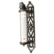 Europese Stijl Wandthermometer Retro Metalen Dierenthema Huis Tuin Decoratie Vogel