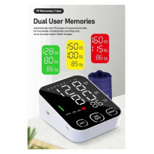 English-Voice Blood Pressure Monitor Precise Measurement Upper-Arm Electronic Blood Pressure Monitor Led Backlit Display