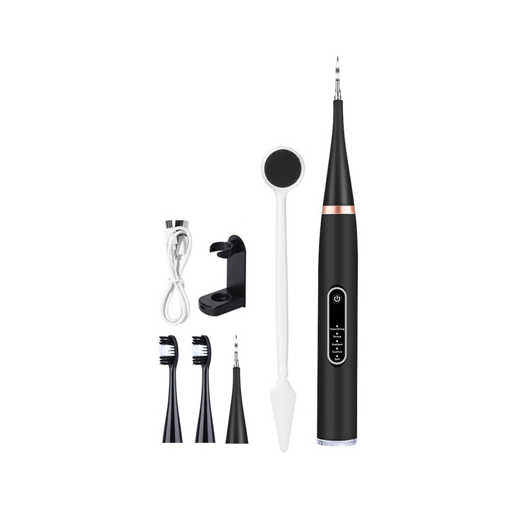 Saudism Dog Plaque And Tartar Remover Electric Toothbrush For Dogs, 5 Modes, 3 Brush Heads, Deep Cleaning For Dogs And Cats