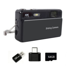 M15 4K Slide Digitale Camera 2,8 Inch IPS-Scherm Autofocus Vlogcamera 16x Zoom Videocamera 64GB