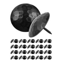 50 Pcs 1.5 Inch Black Large Iron Clavos Decorative Nails Iron Antique Clavos Fasteners Ornamental Rustic Accent