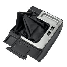 New Gear Shift Pad Knob Frame Black+Chrome for Patrol Y61 2005-2023 Pickup Transmission Shift Panel Trim Cover