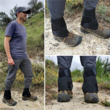Polainas Impermeables para Senderismo Al Aire Libre, Protección Completa y Ligeras para la Parte Inferior de las Piernas Contra Barro, Nieve y