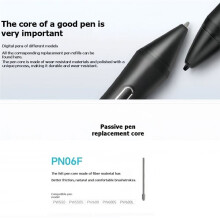 5PCS Replacement Nibs Pen Nib PN06F for HUION Drawing Tablet Pen Stylus PW600L/PW600S/PW600/PW550S