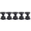 5Pcs Car Trunk Seal Screw Threaded Snap for  Toolbox Thumb Screws and Nut for  E46 E34 E39 E38 Toolbox 71111179445 1
