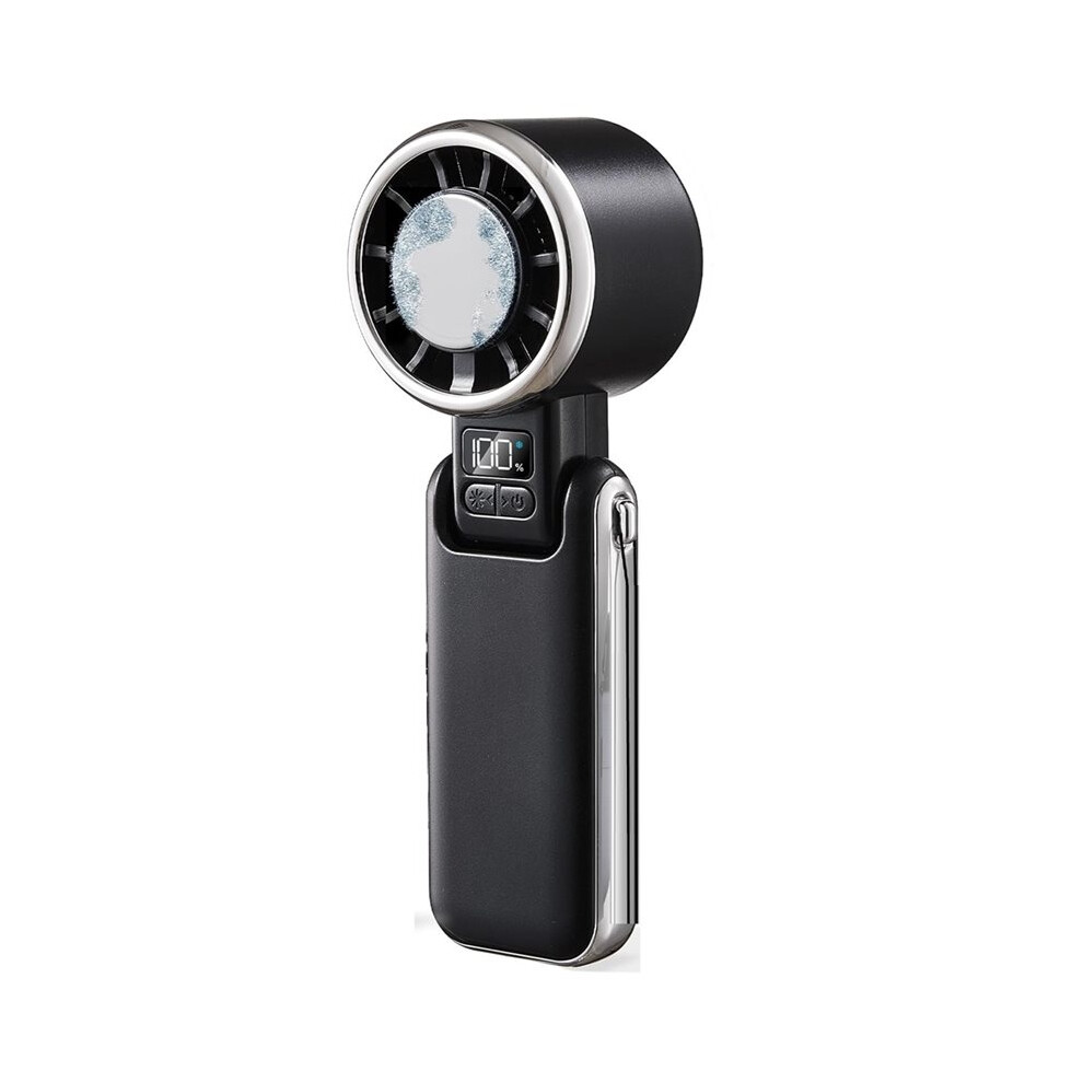 Portable Handheld Fan With Ice Cooling - 5 Gear High Speed Personal Turbo Fan Rechargeable,Fans For Travel 6032536535071