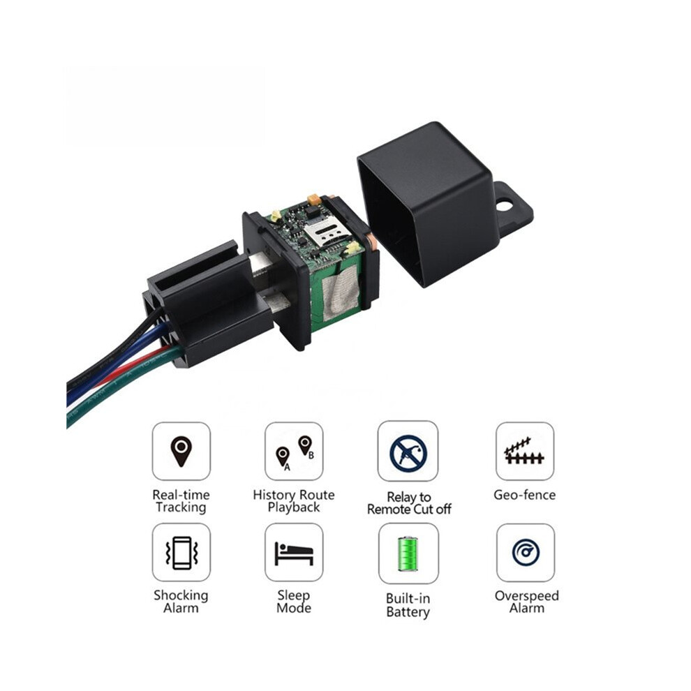Car Hidden Tracking Gps St-907 Relay Tracking Device Locator Remote Control Anti-Theft Monitoring Cut Off Oil System 4712458643437
