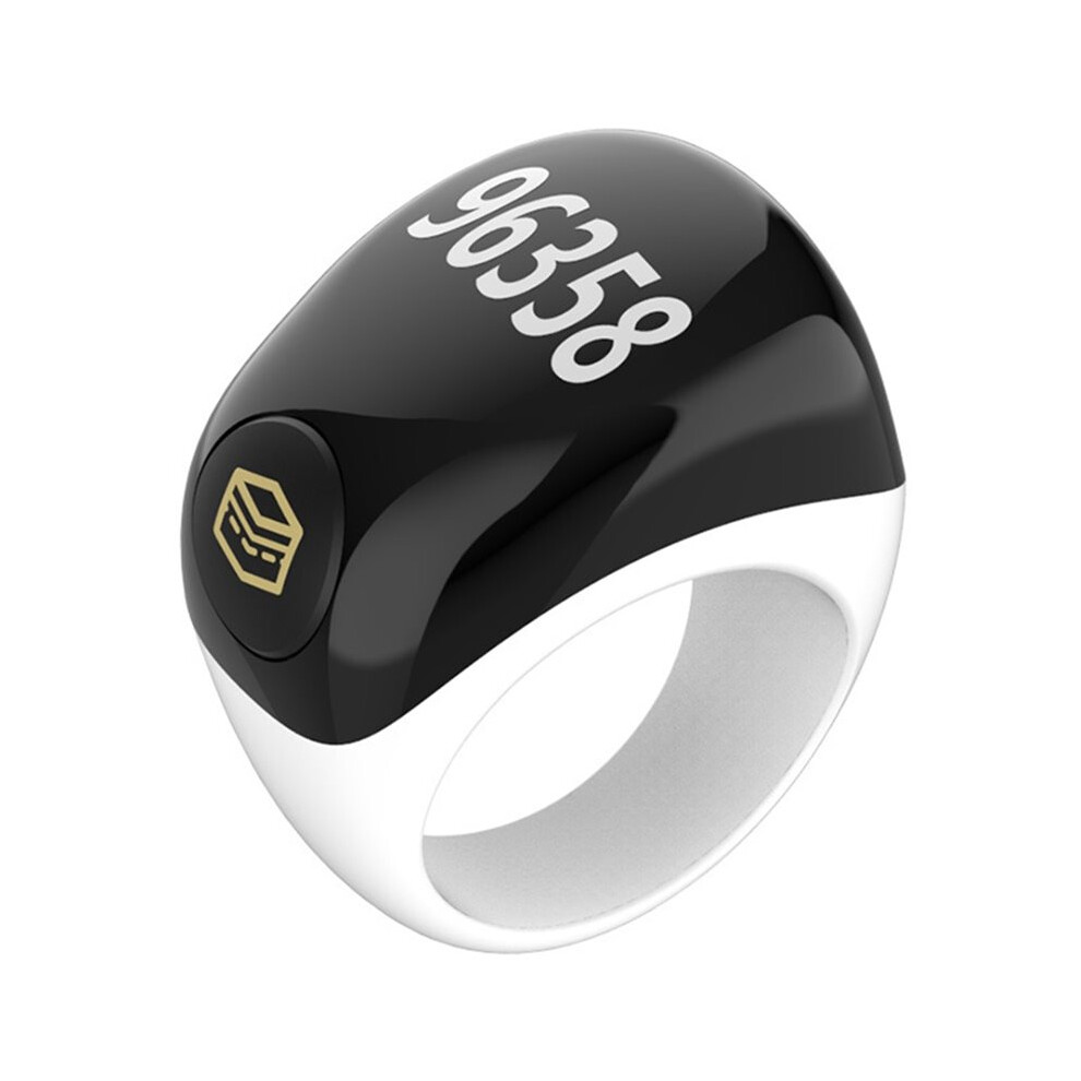 Ring Shape Manual Counting Night Digital Display Counter Wearable Finger Tally Counter Light/White 6032475618002