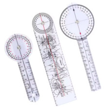 3Pcs 360 Degree Goniometer Angle Medical Spinal Angle Ruler Angle Inclinometer Ruler Protractor Angle Finder Measuring