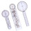 3Pcs 360 Degree Goniometer Angle Medical Spinal Angle Ruler Angle Inclinometer Ruler Protractor Angle Finder Measuring 1