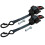 Automatic Adjustable Double-Hook Tensioner Binding Strap - High-Quality Truck Cargo Fixation and Tightening Rope 1