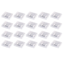 20 Boîtes de Protection Transparentes pour Clés USB, Étuis de Rangement Anti-Poussière pour Clés USB