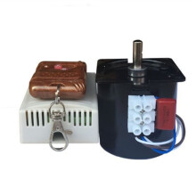 Silnik AC O Wysokim Momencie Obrotowym 220V z Magnesem Trwałym, Silnik Synchroniczny z Centralnym Wałem 7mm 10rpm z Bezprzewodowym Pilotem