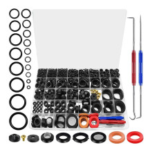 37 Size 1075 Pcs Faucet Washers & O-Rings Kit & Plumbing Gasket Home Universal Rubber Washers Assortment Kit