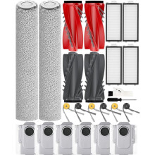 Qrevo Curv 2 Flow Replacement Kit for  Qrevo Curv 2 Flow Robot Vacuum Cleaner, 24PCS Accessories Parts