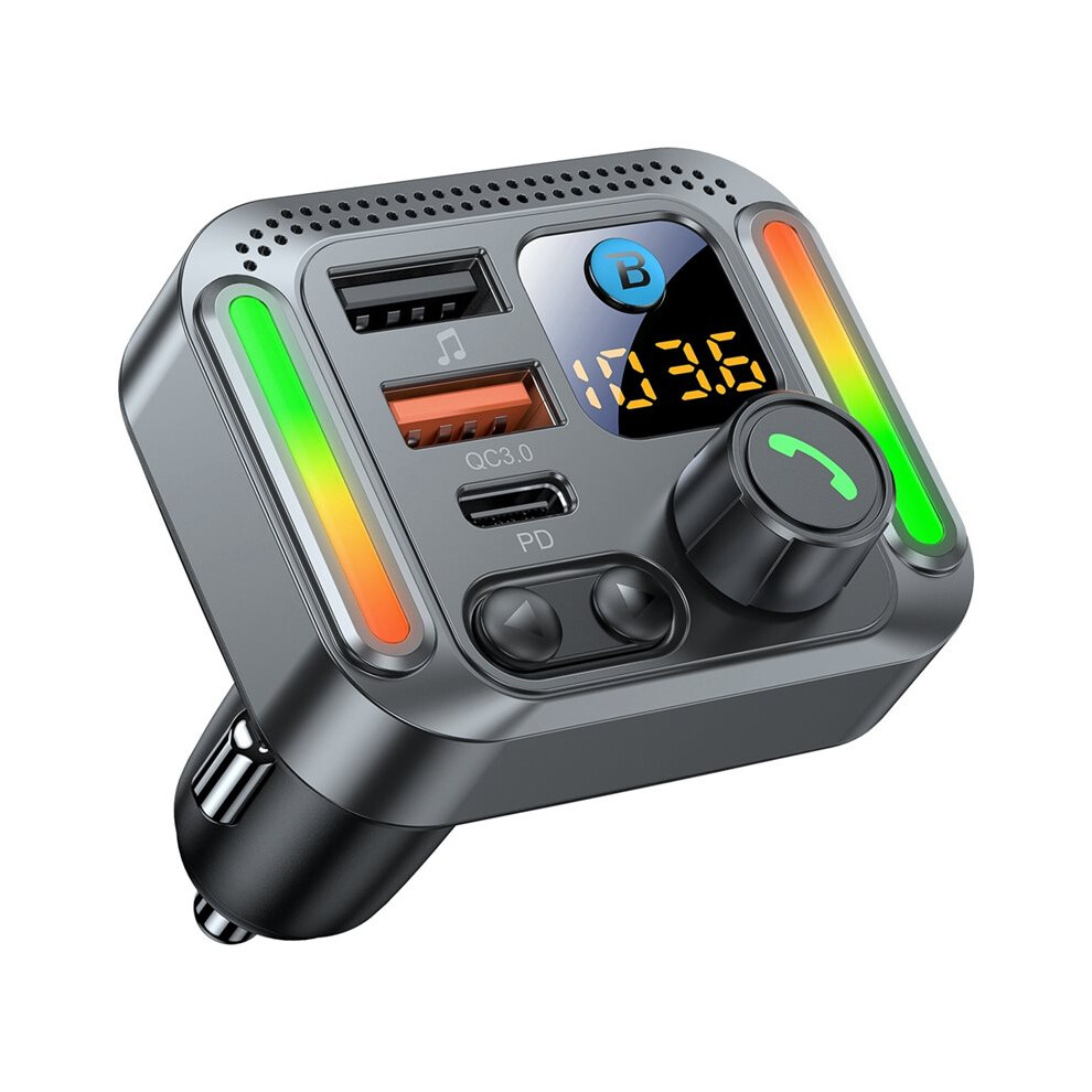 5.4 Fm Transmitter Car 30W Pd & Qc3.0 Fast Car Charger Car Radio Music Adapter Hands-Free Kit 4713606000522