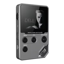 16GB MP3 Musikspieler, Legierungskörper, Drehregler, HiFi-Audio, Tragbarer Musikspieler für Sport und Reisen