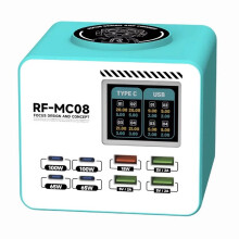 150W GaN Charging Station 100W Single Port USB-C USB-A Multi Port Fast Charger Overload Protection for Laptop EU Plug