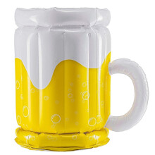 Aufblasbarer Bierkrugkühler Aus PVC - Sommerliches Accessoire für Strand und Hausbar